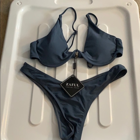 Zaful Other - ZAFUL Plunge Bikini